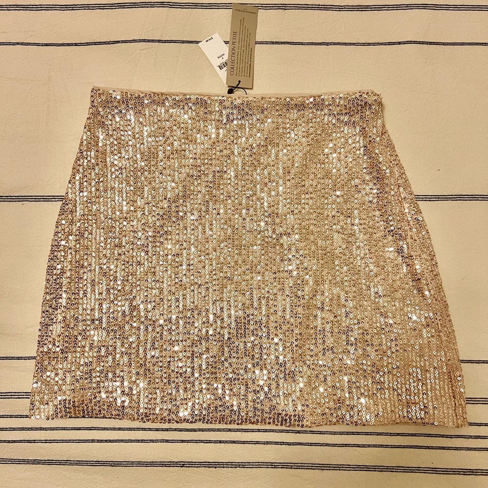 NWT Banana Republic Sequin mini skirt size 2
